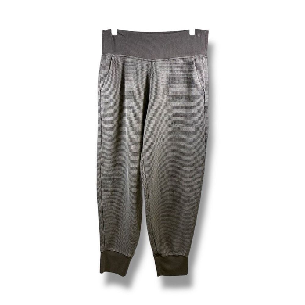 Athleta Coaster Luxe Rise Joggers in Gray Tanish Size M